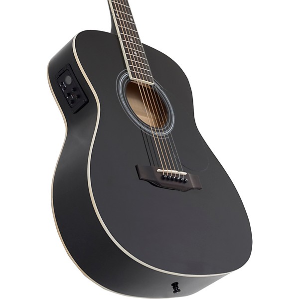 Open Box Savannah SO-SGO-09E-BK 000 Acoustic-Electric Guitar Level 1 Black