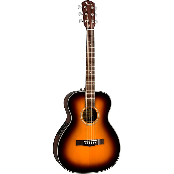 Fender CT-140SE with Case Travel Acoustic-Electric Guitar Natural Sunburst