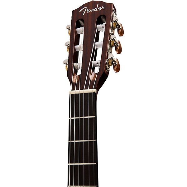 Fender CN-140SCE with Case Nylon String Acoustic-Electric Guitar Natural