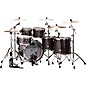 Open Box Mapex Saturn V Exotic Edition 5-Piece Studioease Shell Pack Level 1 Flat Black Maple Burl