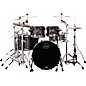 Open Box Mapex Saturn V Exotic Edition 5-Piece Studioease Shell Pack Level 1 Flat Black Maple Burl