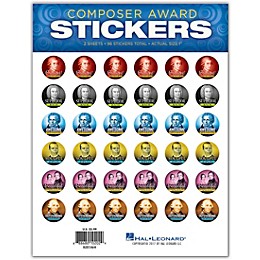 Hal Leonard Composer Award Stickers