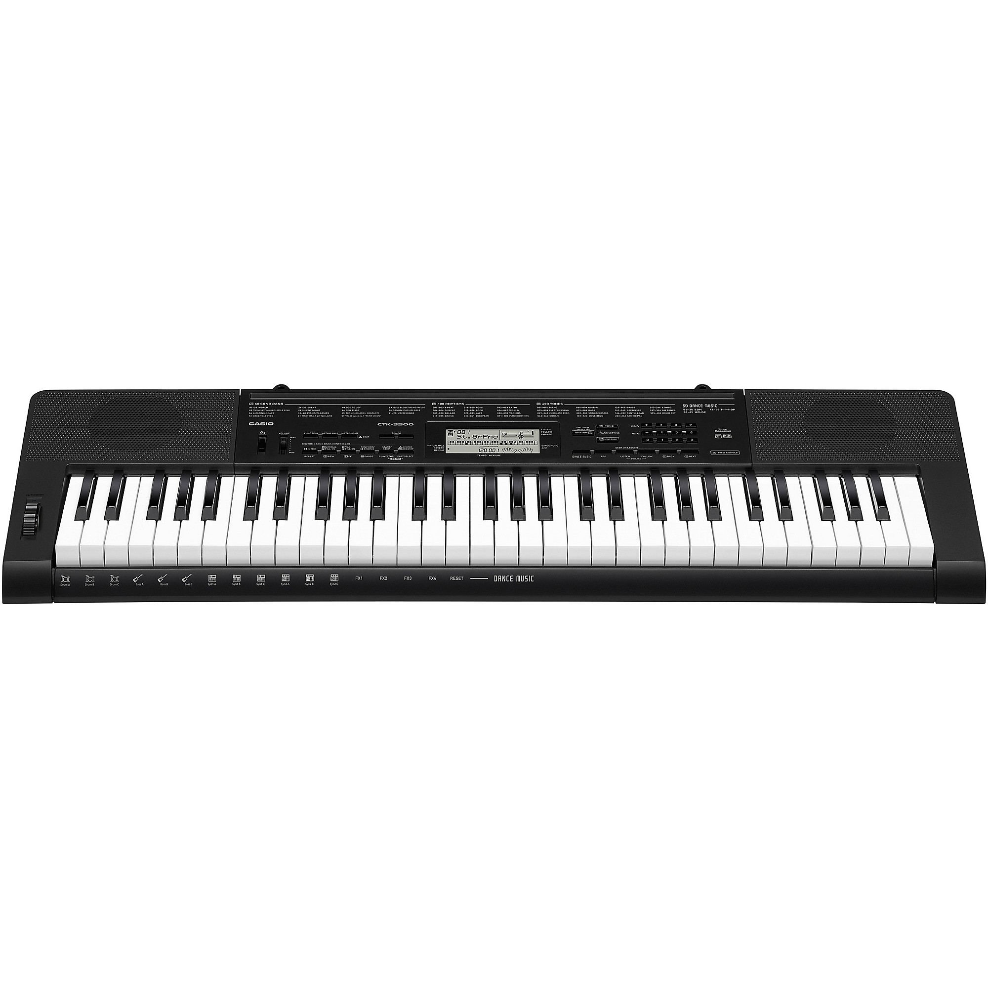 【美品】CASIO CTK-3500 キーボード Open Box Casio CTK-3500 61-Key Portable Keyboard Black