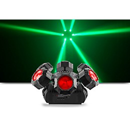 Restock CHAUVET DJ Helicopter Q6 Multi Effect RGBW LED Beam, SMD Strobe and Laser with Rotating Base