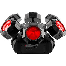 Restock CHAUVET DJ Helicopter Q6 Multi Effect RGBW LED Beam, SMD Strobe and Laser with Rotating Base