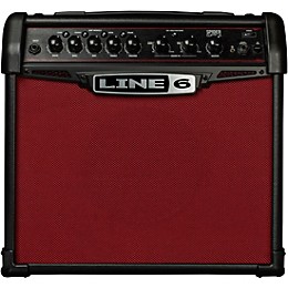 Line 6 Spider Classic 15 15W 1x8 Guitar Combo Amp Red Edition Black and Red