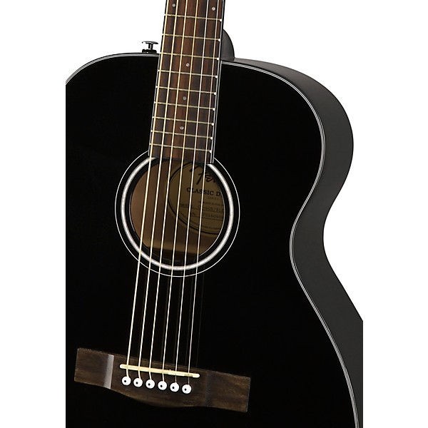 Fender CT-60S Travel Acoustic Guitar Black