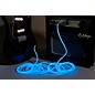Palmer Glow In The Dark Cable with 1/4 Inch Straight Plugs "The Original GlowCable" - Blue 10 ft.