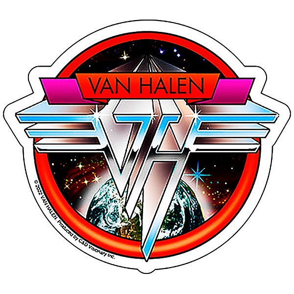C&D Visionary Van Halen Space Sticker