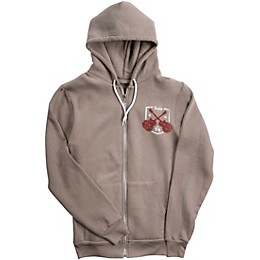 Taylor Zip-Front Hoody Pewter Large