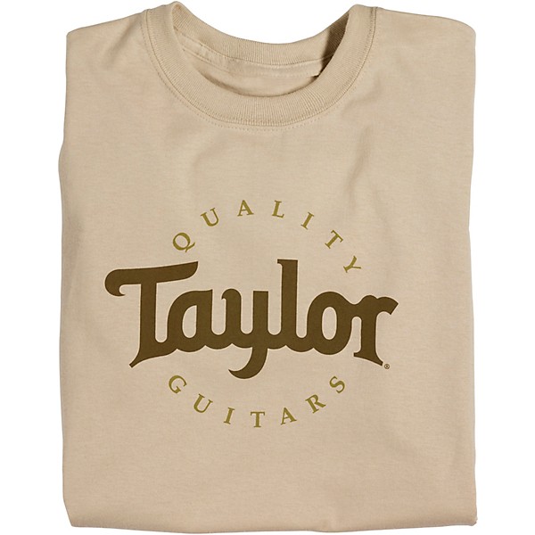 Taylor Two-Color Logo T-Shirt Sand Large