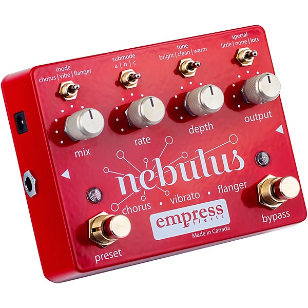 Empress Effects Nebulus Chorus Vibrato Flanger Effects Pedal