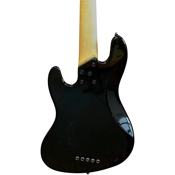 邦楽 55 BLACK Lakland Skyline 55-02 Deluxe Bass Guitar - Transparent Black