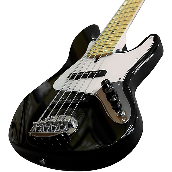 邦楽 55 BLACK Lakland Skyline 55-02 Deluxe Bass Guitar - Transparent Black