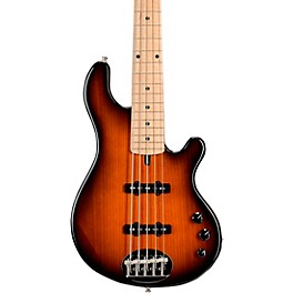 Lakland Classic 55 Dual J Maple Fretboard 5-String Electric Bass Guitar Tobacco Sunburst