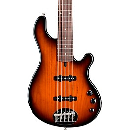 Lakland Classic 55 Dual J Rosewood Fretboard 5-String Electric Bass Guitar Tobacco Sunburst