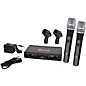 Galaxy Audio EDXR/HH38N Dual-Channel Wireless Microphone System Includes the EDXR Receiver and 2 HH38 Handheld Transmitters Frequency CODE N 518-542 MHz Band N thumbnail