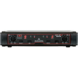 Galaxy Audio EDXR/HH38N Dual-Channel Wireless Microphone System Includes the EDXR Receiver and 2 HH38 Handheld Transmitters Frequency CODE N 518-542 MHz Band D