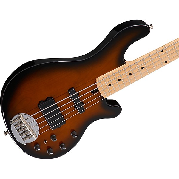 Open Box Lakland Classic 55-14 Maple Fretboard 5-String Electric Bass Guitar Level 2 Tobacco Sunburst 190839231734