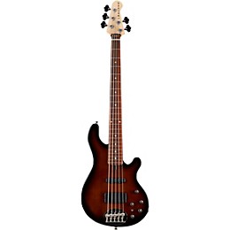 Lakland Classic 55-14 Rosewood Fretboard 5-String Electric Bass Guitar Tobacco Sunburst