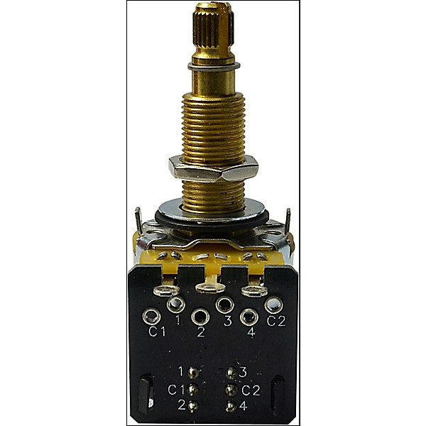 Mojotone CTS 500K Long Shaft DPDT Push-Pull Potentiometer