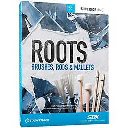 Toontrack Roots Brushes, Rods & Mallets SDX Expansion Pack