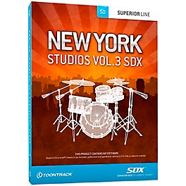 Toontrack New York Studios Vol.3 SDX