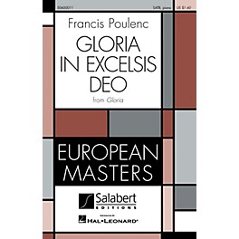 Editions Salabert Gloria in Excelsis Deo (from Gloria) SATB composed by Francis Poulenc