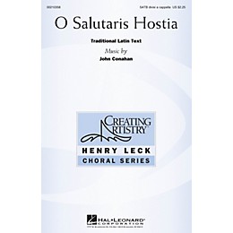 Hal Leonard O Salutaris Hostia SATB DV A Cappella composed by John Conahan