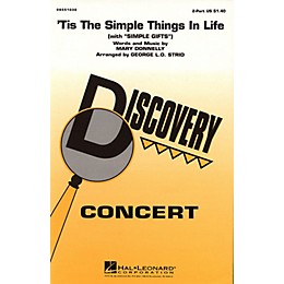 Hal Leonard 'Tis the Simple Things in Life (with Simple Gifts) 2-Part arranged by George L.O. Strid