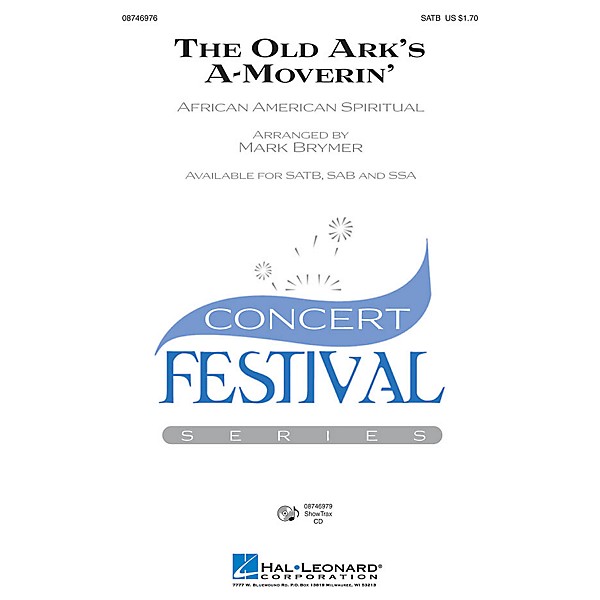 Hal Leonard The Old Ark's A-Moverin' SATB arranged by Mark Brymer