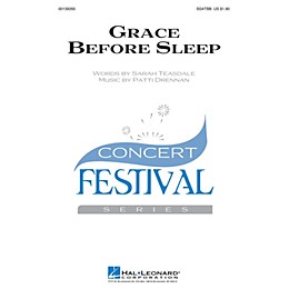 Hal Leonard Grace Before Sleep SSATBB composed by Patti Drennan