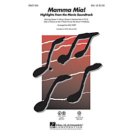 Hal Leonard Mamma Mia! (Highlights from the Movie Soundtrack) SSA by ABBA arranged by Mac Huff