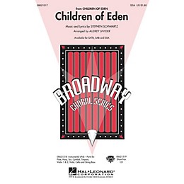 Hal Leonard Children of Eden SSA arranged by Audrey Snyder