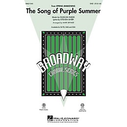 Hal Leonard The Song of Purple Summer (from Spring Awakening) SAB arranged by Mark Brymer