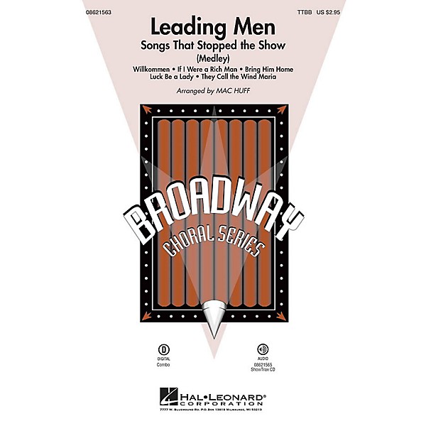 Hal Leonard Leading Men: Songs That Stopped the Show (Medley) TTBB arranged by Mac Huff