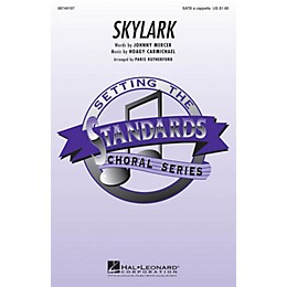 Hal Leonard Skylark SATB a cappella arranged by Paris Rutherford