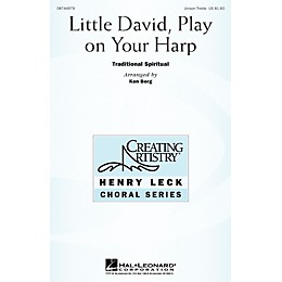 Hal Leonard Little David, Play on Your Harp Unison Treble arranged by Henry Leck