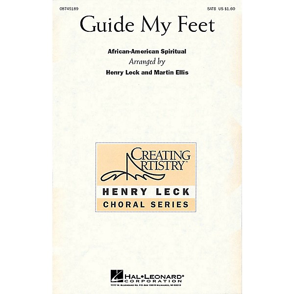 Hal Leonard Guide My Feet SATB arranged by Henry Leck