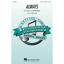 Hal Leonard Always SSAA A Cappella arranged by Kirby Shaw
