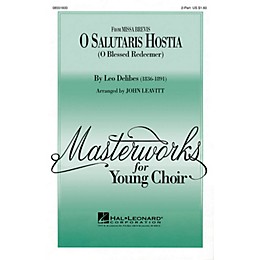Hal Leonard O Salutaris Hostia (from Missa Brevis) (2-Part and Piano) 2-Part arranged by John Leavitt