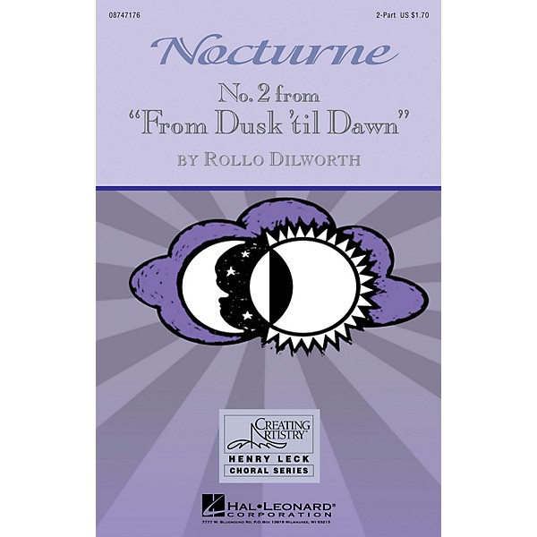 Hal Leonard Nocturne (No. 2 from From Dusk 'Til Dawn) 2-Part composed by Rollo Dilworth