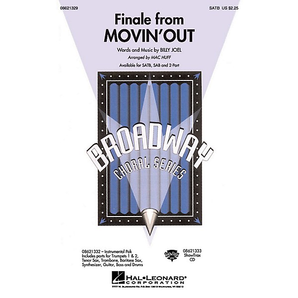 Hal Leonard Finale from Movin' Out SATB arranged by Mac Huff