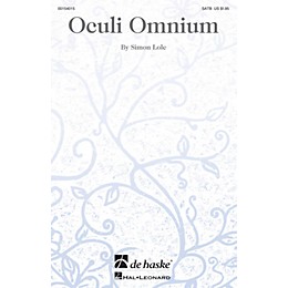 De Haske Music Oculi Omnium SSATTB A Cappella composed by Simon Lole