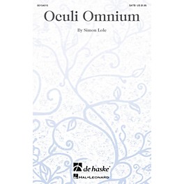 De Haske Music Oculi Omnium SSATTB A Cappella composed by Simon Lole