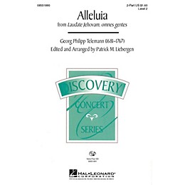 Hal Leonard Alleluia (from Laudate Jehovam, omnes gentes) 2-Part arranged by Patrick M. Liebergen