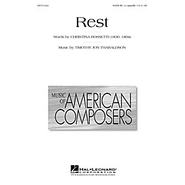Hal Leonard Rest SATB DV A Cappella composed by Timothy Tharaldson