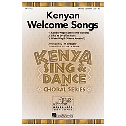 Hal Leonard Kenyan Welcome Songs 2PT/SOLO AC arranged by Tim Gregory