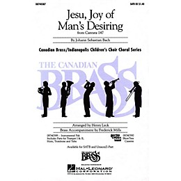 Hal Leonard Jesu, Joy of Man's Desiring SATB composed by Johann Sebastian Bach