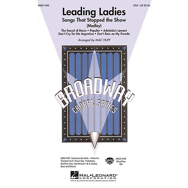 Hal Leonard Leading Ladies: Songs That Stopped the Show SSA arranged by Mac Huff